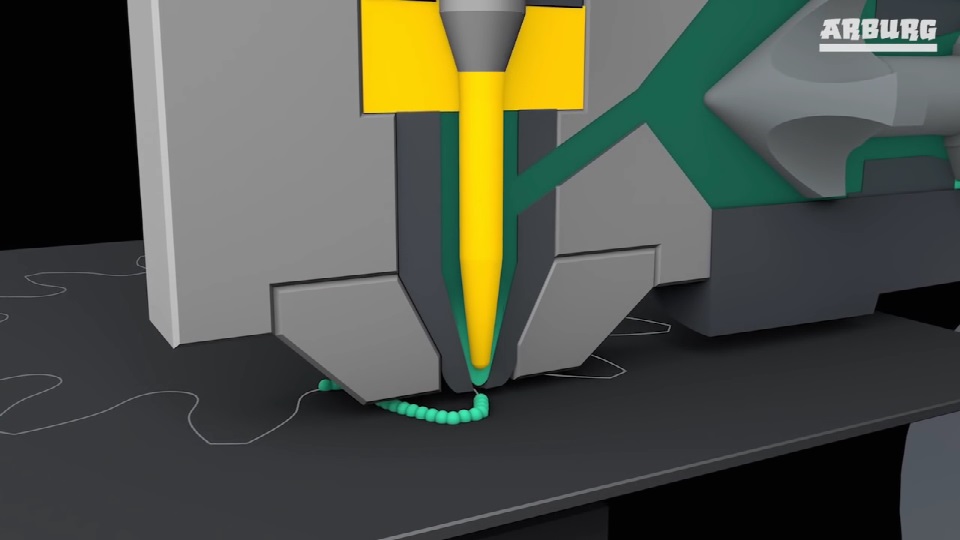 [视频] APF（ARBURG Plastic Freeforming）阿博格塑料无模3D打印成型技术介绍
