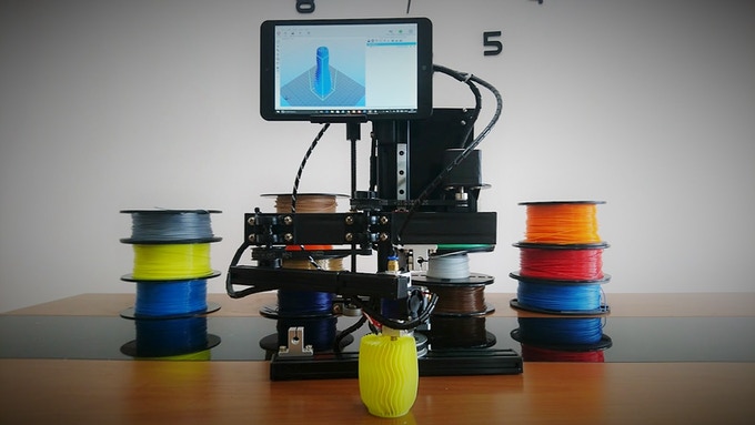 [视频] ARMBOT：运行Windows的经济实惠的机械臂 3D打印机