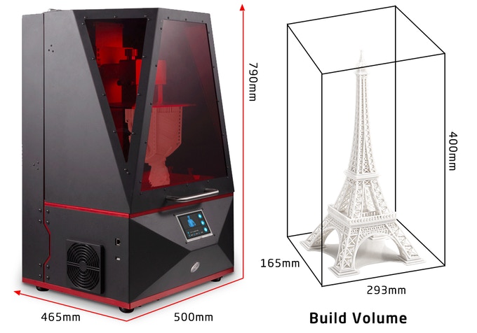 [视频] PrintHero工业级4K 大型光固化3D打印机