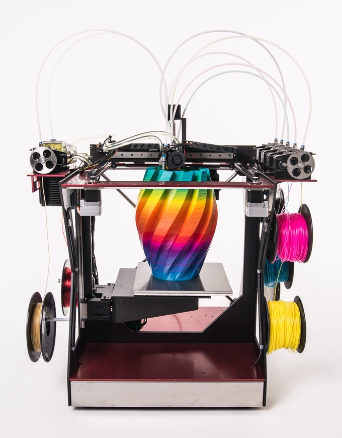[视频] RoVa4D 全色混合/混料 3D打印机