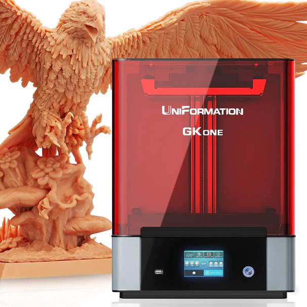 [视频] Uniformation GKone 10.1'' 5K 光固化3D打印机