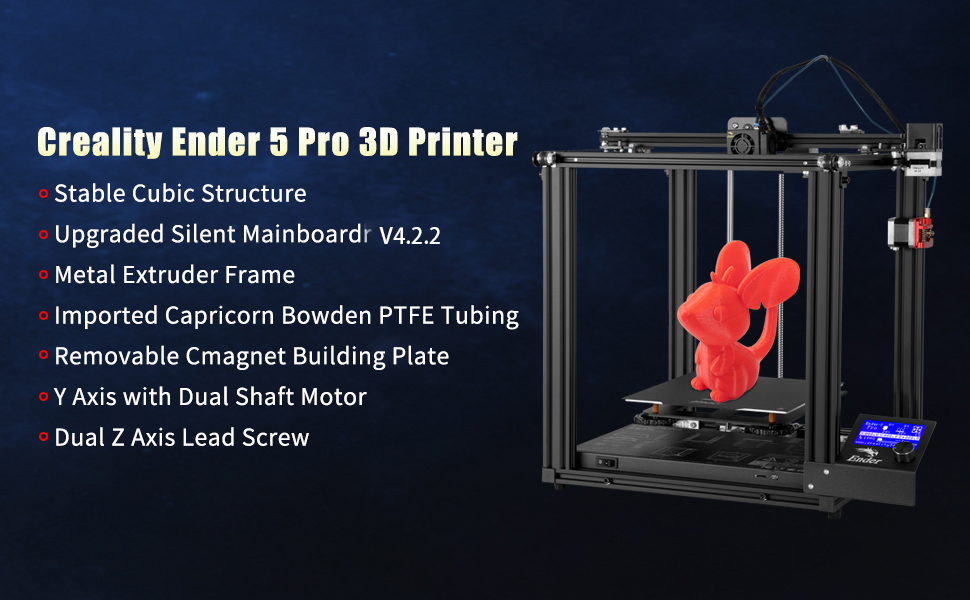 [视频] Creality Ender-5 Pro 3D打印机 一款带有预组装轴的DIY套件