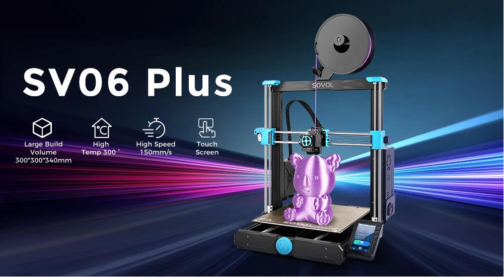 [视频] Sovol SV06 PLUS 大尺寸直驱3D 打印机  更大  更快  高温