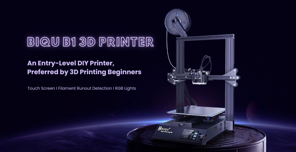 [视频] BIQU B1 TFT35 B1 V3.0 32位双操作系统 FDM 3D打印机