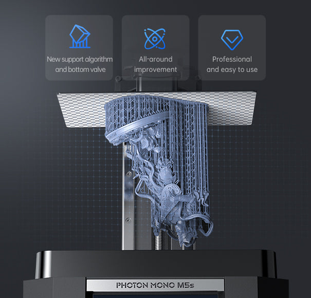 [视频] Anycubic Photon Mono M5s 10.1寸12K LCD 光固化打印机  像大师一样打印