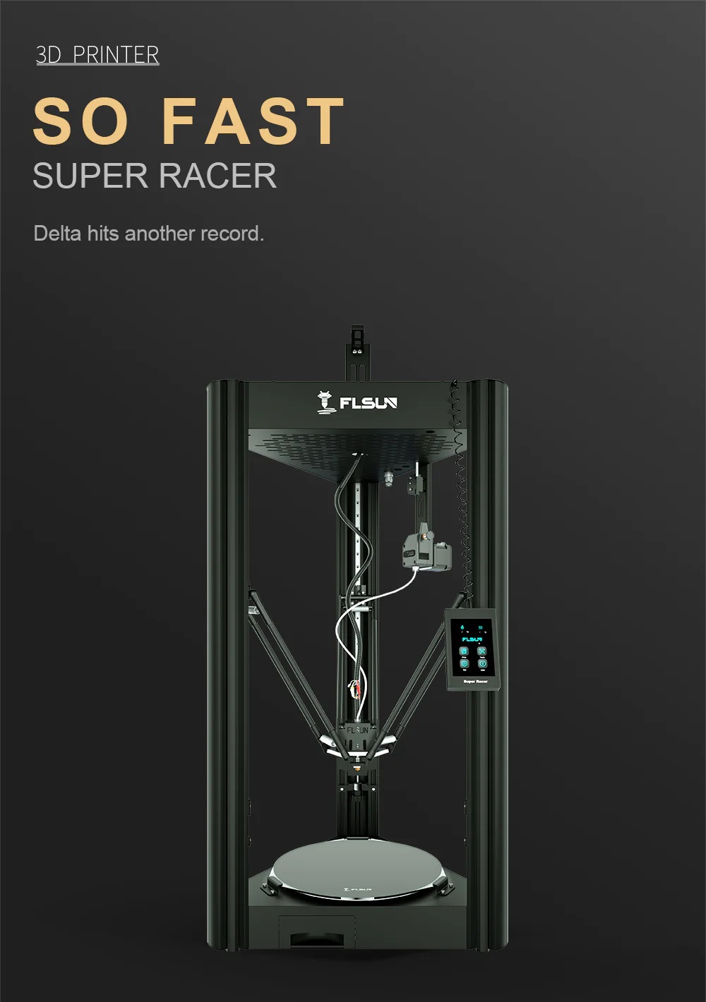[视频] FLSUN Super Racer(SR) 3D打印机：如此之快