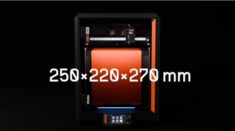 [视频] Prusa CORE One - 全封闭高速CoreXY 3D打印机配备主动腔体温度控制