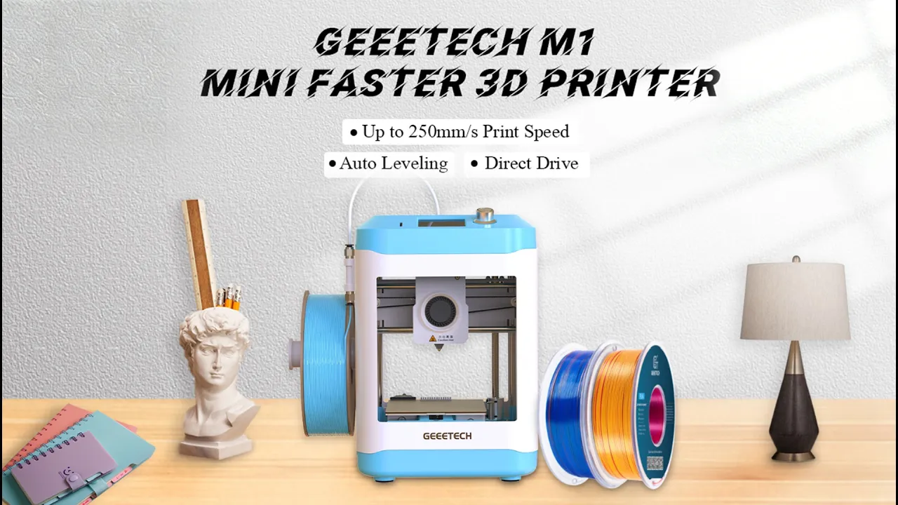 [视频] Geeetech M1 Mini 高速3D打印机 儿童3D打印机